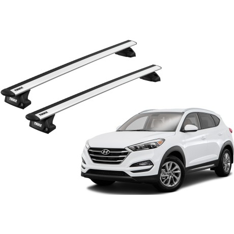 Barras THULE EVO WingBar para autos HYUNDAI Tucson 2015 a 2021
