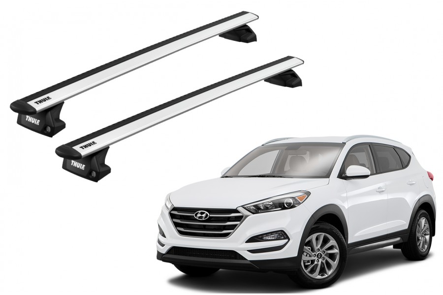 Barras THULE EVO WingBar para autos HYUNDAI Tucson 2015 a 2021