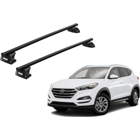 Barras THULE EVO SquareBar para autos HYUNDAI Tucson 2015 a 2021