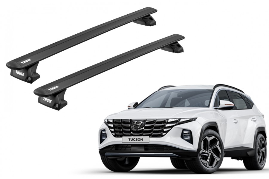 Barras THULE EVO WingBar para autos HYUNDAI Tucson desde 2021 negro