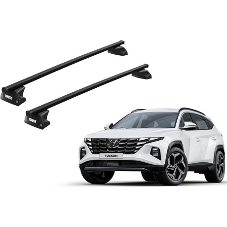 Barras THULE EVO SquareBar para autos HYUNDAI Tucson desde 2021
