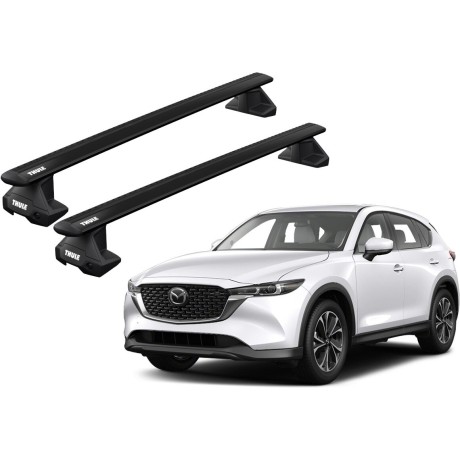 Barras THULE EVO WingBar para autos MAZDA CX-5 desde 2017 negro