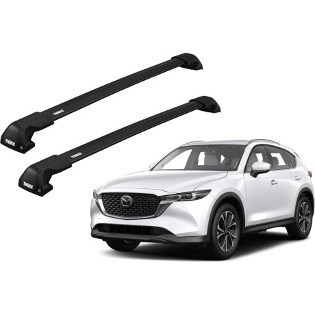 Barras THULE EDGE Flush para autos MAZDA CX-5 desde 2017 negro