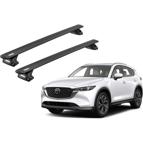 Barras THULE EVO WingBar para autos MAZDA CX-5 desde 2017 negro