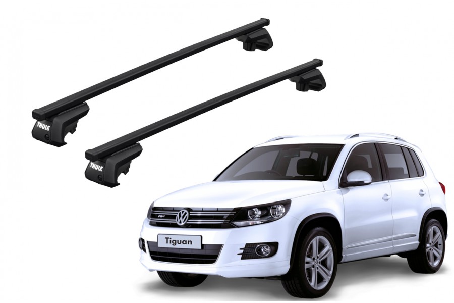 Barras THULE EVO SquareBar para autos VOLKSWAGEN Tiguan desde 2016-2024