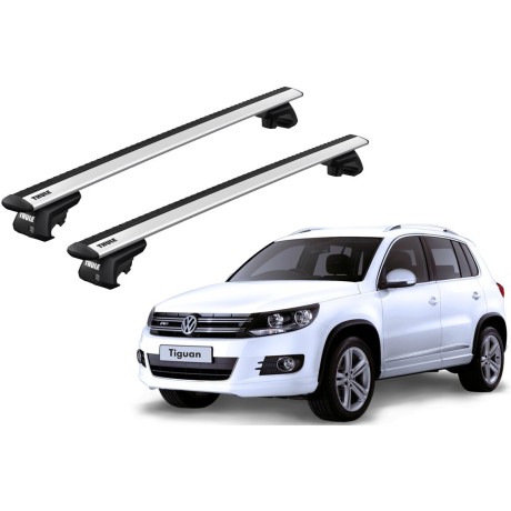 Barras THULE EVO WingBar para autos VOLKSWAGEN Tiguan desde 2016-2024