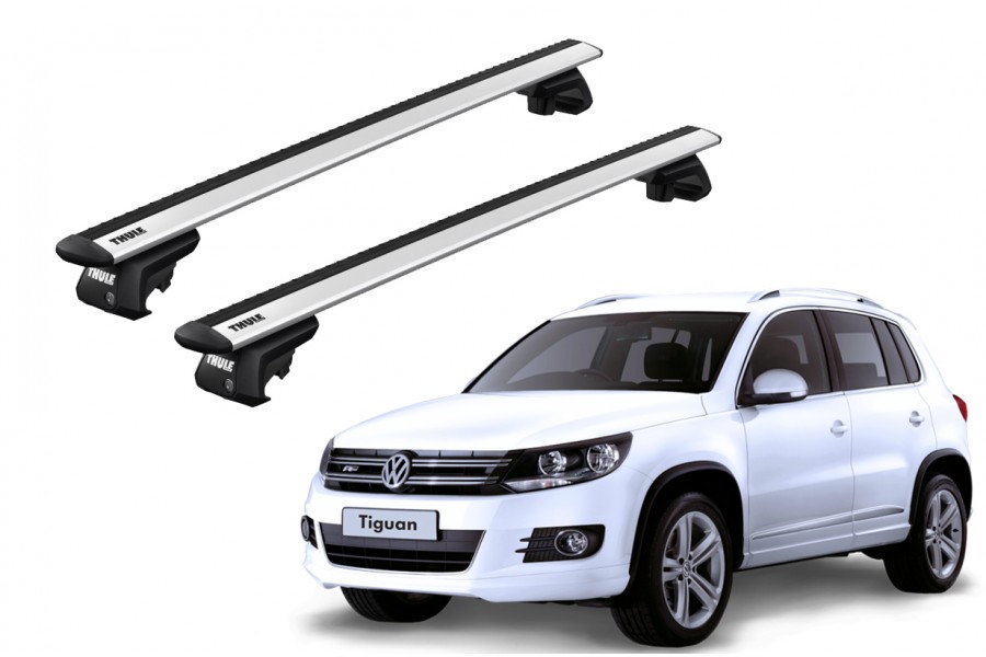 Barras THULE EVO WingBar para autos VOLKSWAGEN Tiguan desde 2016-2024