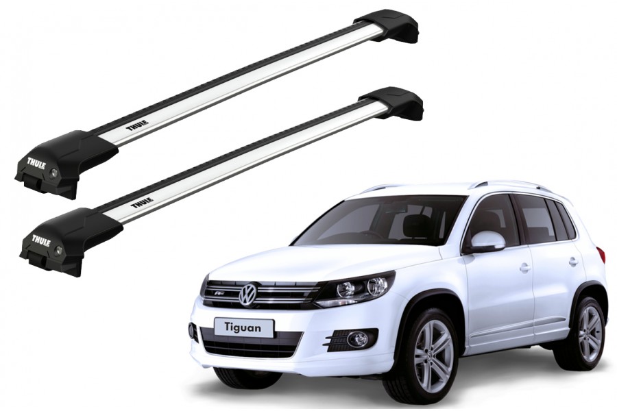 Barras THULE EDGE Flush para autos VOLKSWAGEN Tiguan desde 2016-2024