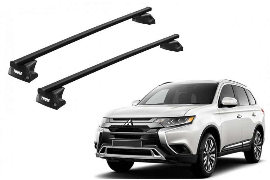 Barras THULE EVO SquareBar para autos MITSUBISHI Outlander 2013 a 2021