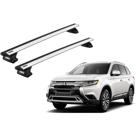 Barras THULE EVO WingBar para autos MITSUBISHI Outlander 2013 a 2021