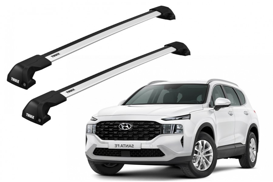Barras THULE EDGE Flush para autos HYUNDAI Santa Fe desde 2018 - 2023