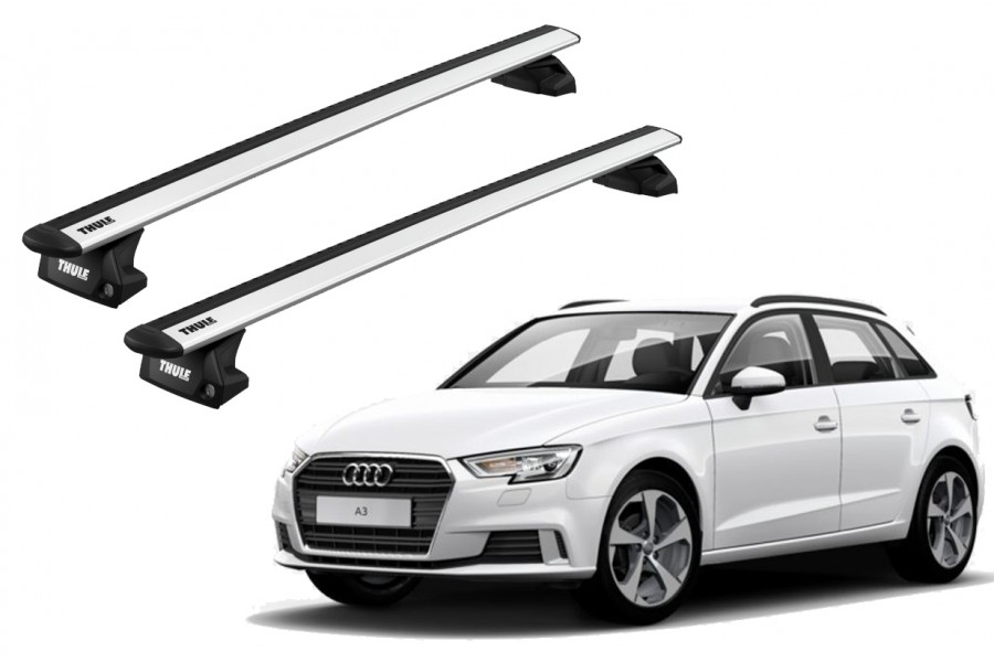 Barras THULE EVO WingBar para autos AUDI A3 Sportback 2013 a 2020
