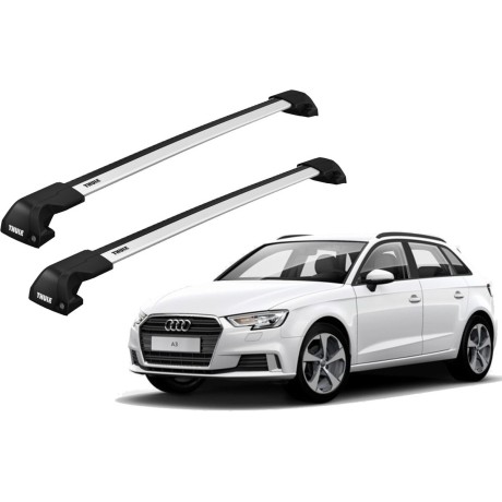 Barras THULE EDGE Flush para autos AUDI A3 Sportback 2013 a 2020