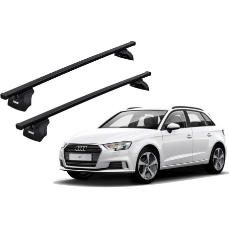 Barras THULE SquareBar para autos AUDI A3 Sportback 2013 a 2020
