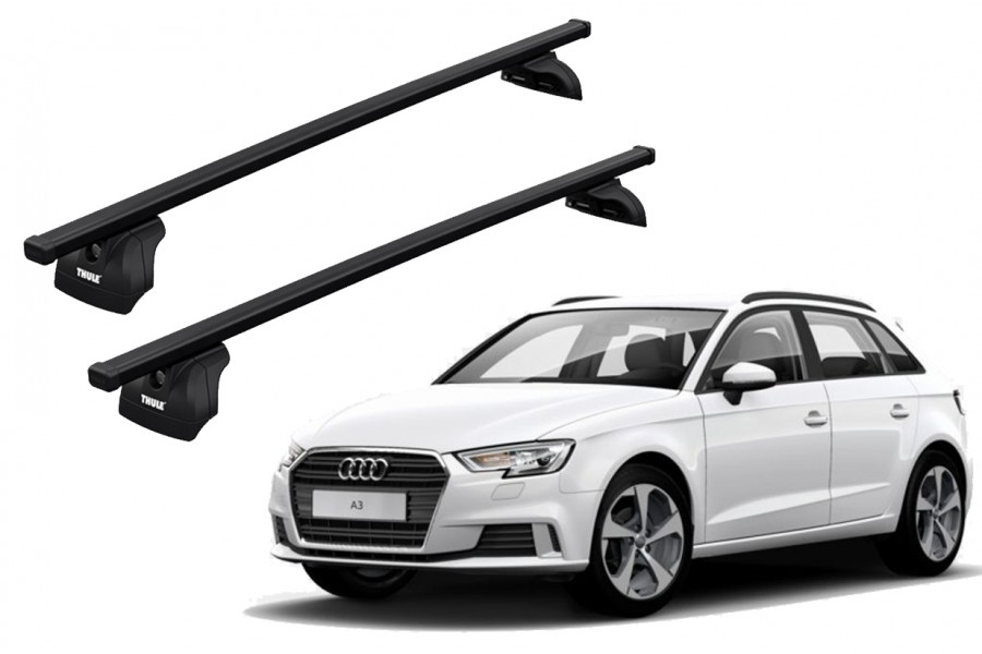 Barras THULE SquareBar para autos AUDI A3 Sportback 2013 a 2020