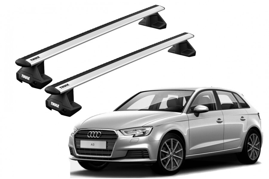 Barras THULE EVO WingBar para autos AUDI A3 2012 a 2020
