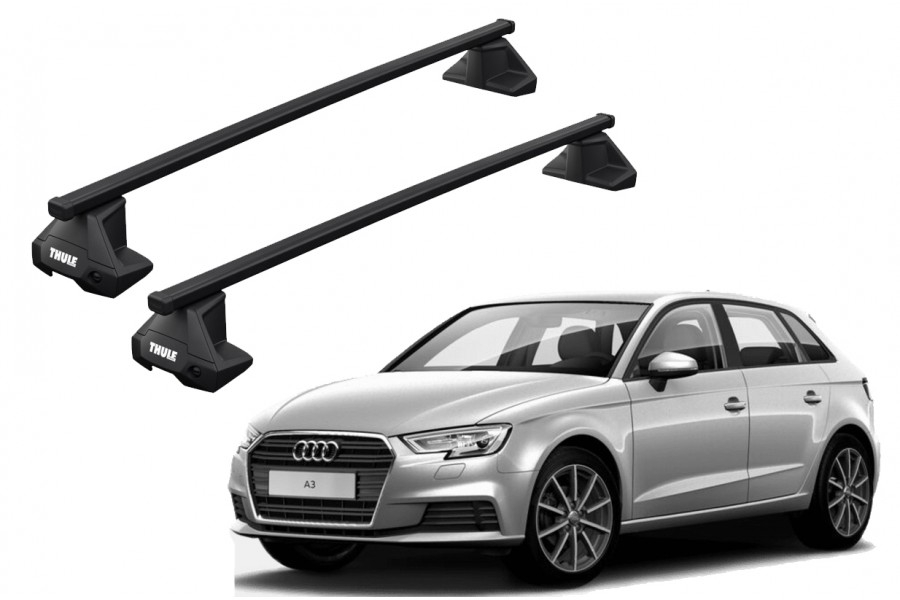 Barras THULE EVO SquareBar para autos AUDI A3 2012 a 2020