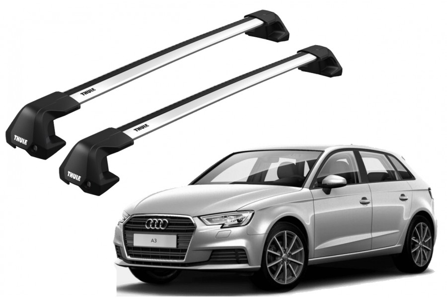 Barras THULE EDGE Flush para autos AUDI A3 2012 a 2020