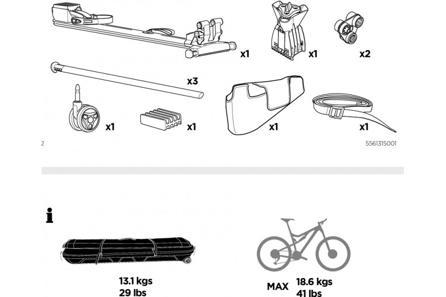 Maleta Bici Thule Roundtrip MTB Bike Travel Case | Soft