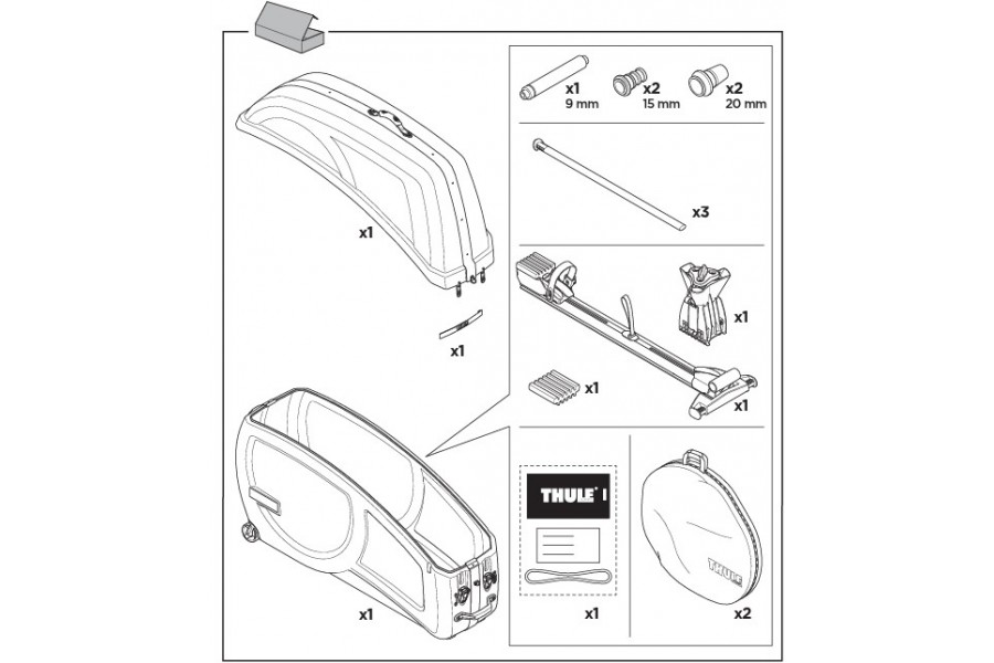 Maleta Bicicleta | Thule RoundTrip Transition | Rigida