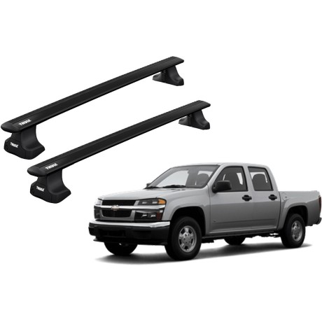 Barras THULE WingBar para camioneta CHEVROLET Colorado 2004 a 2011 negro
