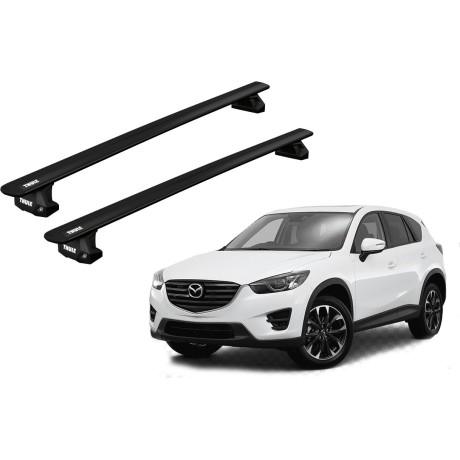 Barras THULE EVO WingBar para autos MAZDA CX-5 2012 a 2017 negro