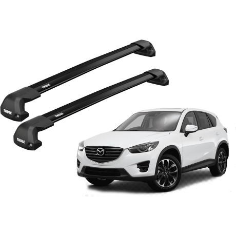 Barras THULE EDGE Flush para autos MAZDA CX-5 2012 a 2017 negro