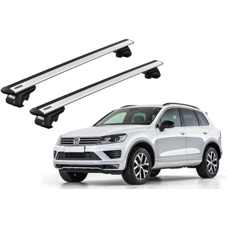 Barras THULE EVO WingBar para autos VOLKSWAGEN Touareg 2010 a 2018
