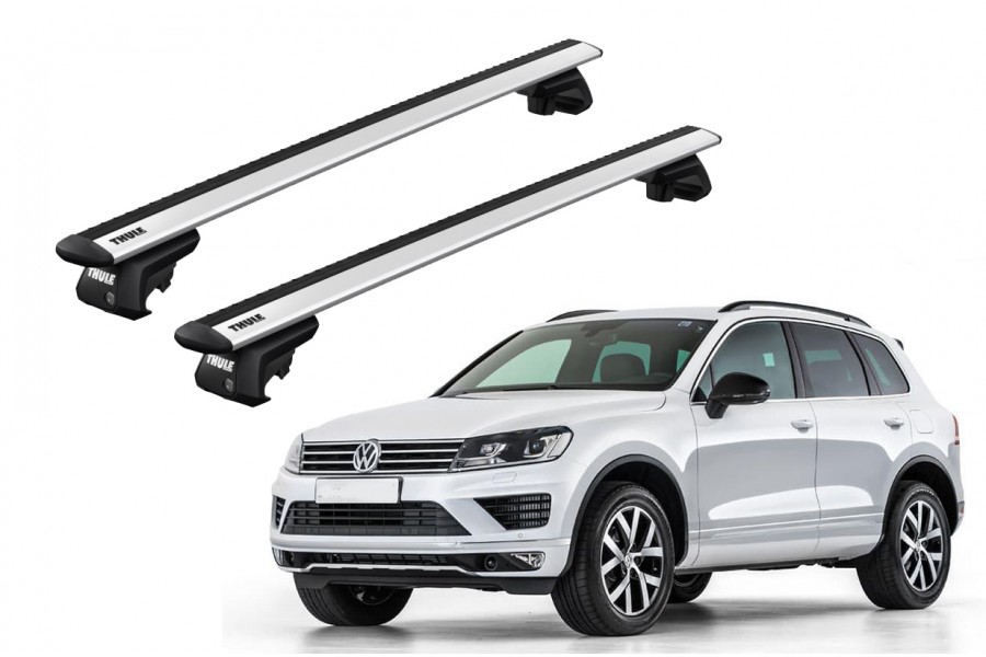 Barras THULE EVO WingBar para autos VOLKSWAGEN Touareg 2010 a 2018
