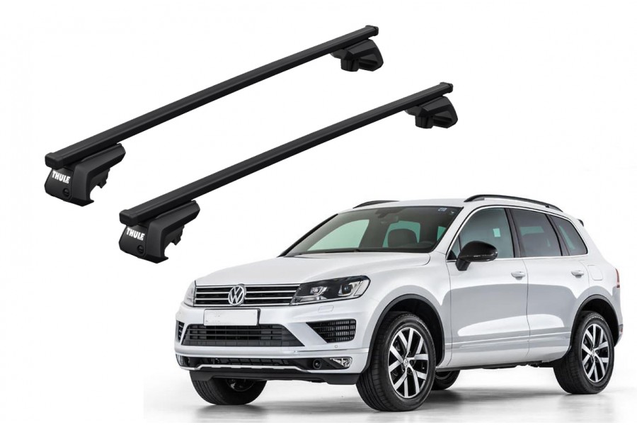 Barras THULE EVO SquareBar para autos VOLKSWAGEN Touareg 2010 a 2018