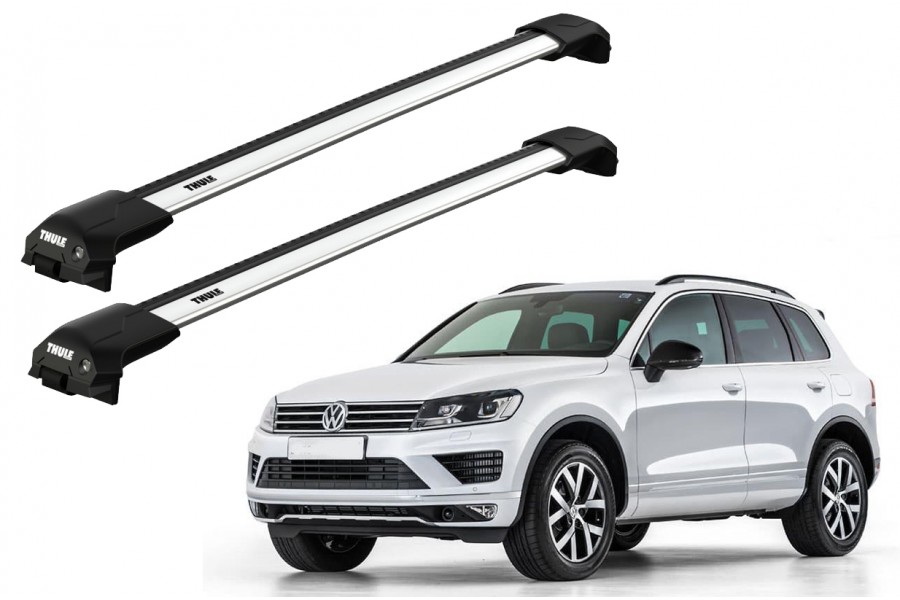Barras THULE EDGE Flush para autos VOLKSWAGEN Touareg 2010 a 2018