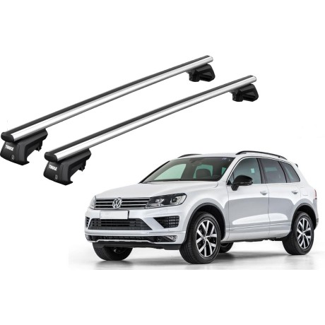 Barras THULE SmartRack XT AluBar para autos VOLKSWAGEN Touareg 2010 a 2018