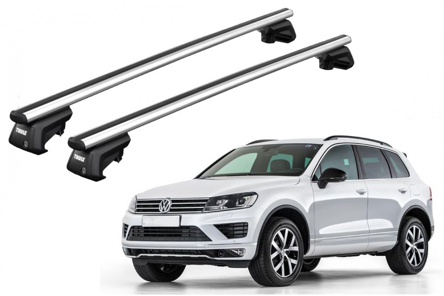 Barras THULE SmartRack XT AluBar para autos VOLKSWAGEN Touareg 2010 a 2018