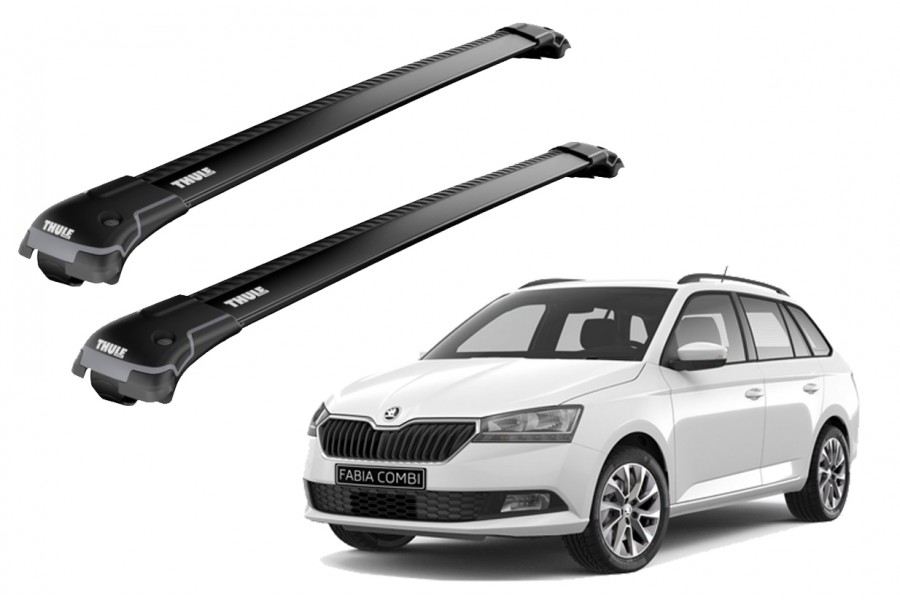 Barras THULE EDGE para autos SKODA Fabia desde 2015- negro