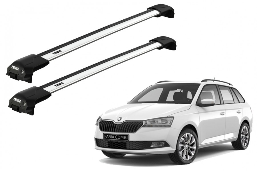 Barras THULE EDGE Flush para autos SKODA Fabia desde 2015-2021