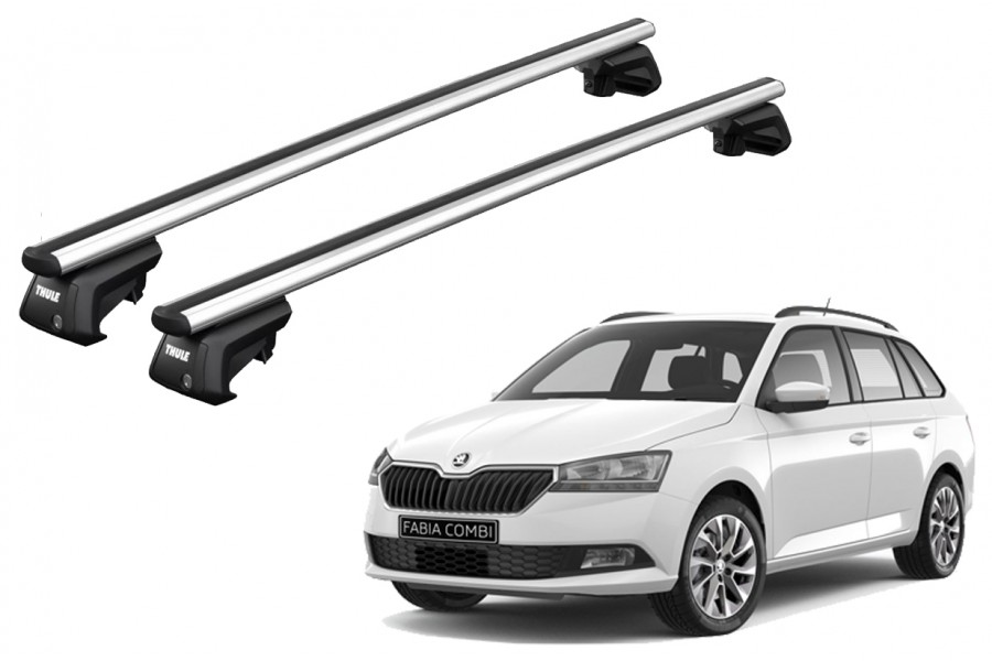 Barras THULE SmartRack XT AluBar para autos SKODA Fabia desde 2015-2021