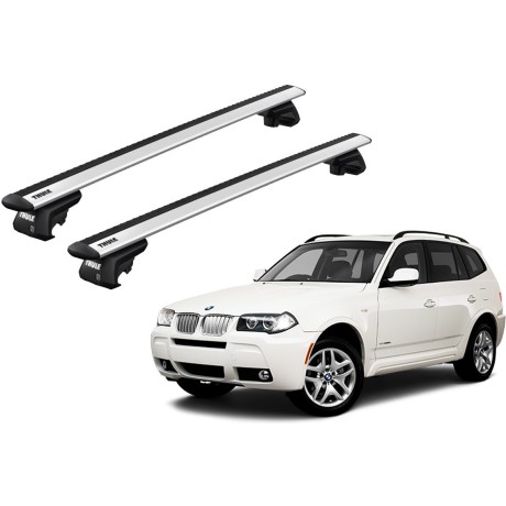 Barras THULE EVO WingBar para autos BMW X3 2003 a 2010