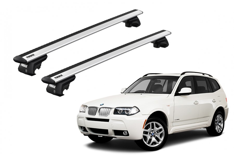 Barras THULE EVO WingBar para autos BMW X3 2003 a 2010