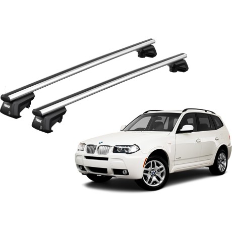 Barras THULE SmartRack XT AluBar para autos BMW X3 2003 a 2010