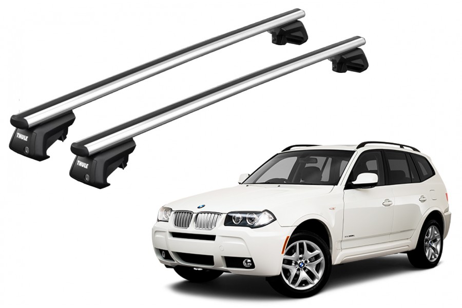 Barras THULE SmartRack XT AluBar para autos BMW X3 2003 a 2010