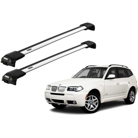 Barras THULE EDGE Flush para autos BMW X3 2003 a 2010