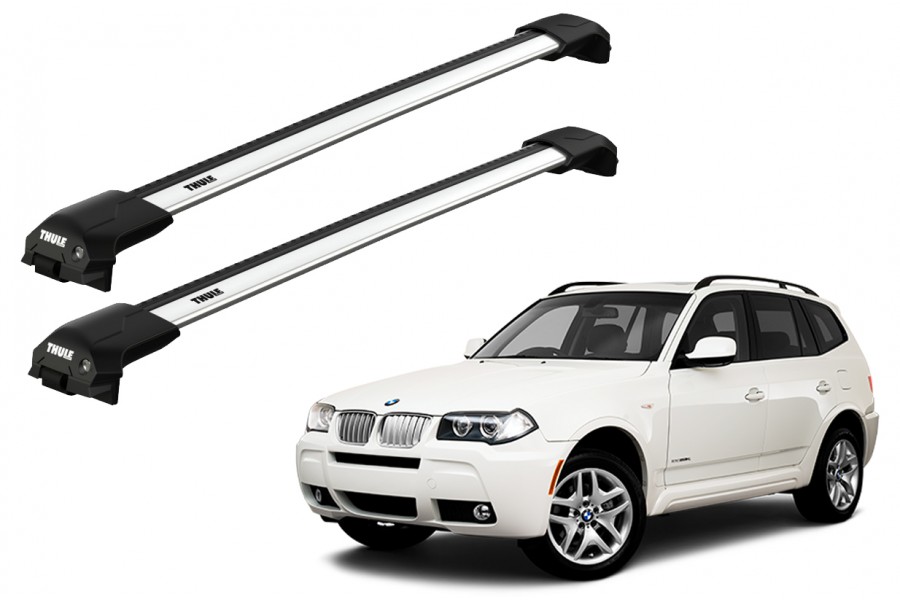 Barras THULE EDGE Flush para autos BMW X3 2003 a 2010
