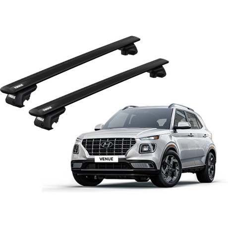 Barras THULE EVO WingBar para autos HYUNDAI Venue desde 2020 negro