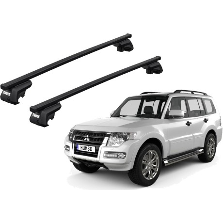 Barras THULE EVO SquareBar para autos MITSUBISHI Montero desde 2007 - 2020