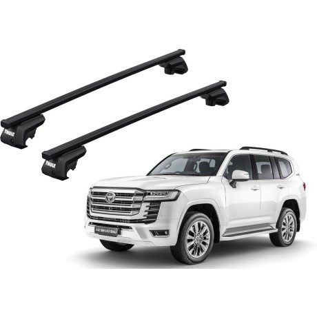 Barras THULE EVO SquareBar para autos TOYOTA Land Cruiser 300 desde 2021-2024