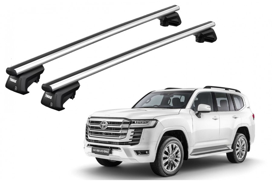 Barras THULE SmartRack XT AluBar para autos TOYOTA Land Cruiser 300 desde 2021-2024