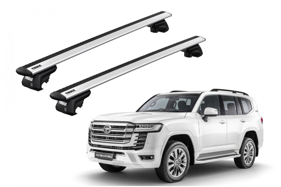 Barras THULE EVO WingBar para autos TOYOTA Land Cruiser 300 desde 2021-2024