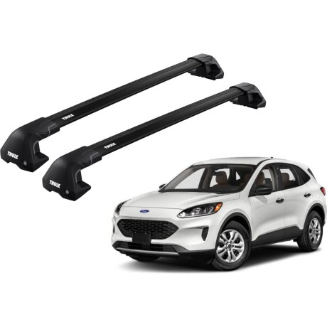 Barras THULE EDGE Flush para autos FORD Escape desde 2020-2023 negro