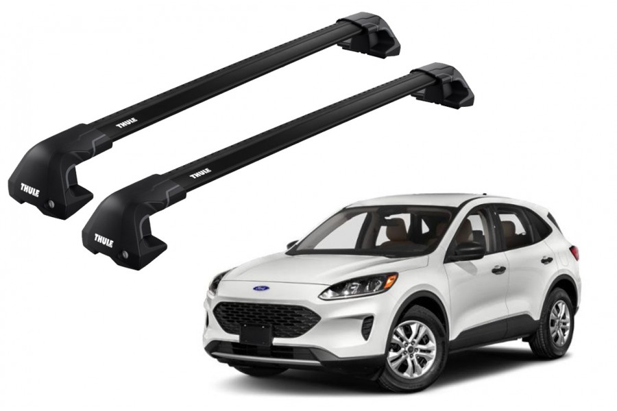 Barras THULE EDGE Flush para autos FORD Escape desde 2020-2023 negro