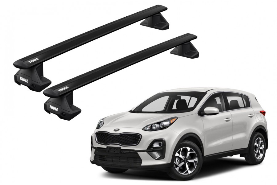 Barras THULE EVO WingBar para autos KIA Sportage desde 2016 negro